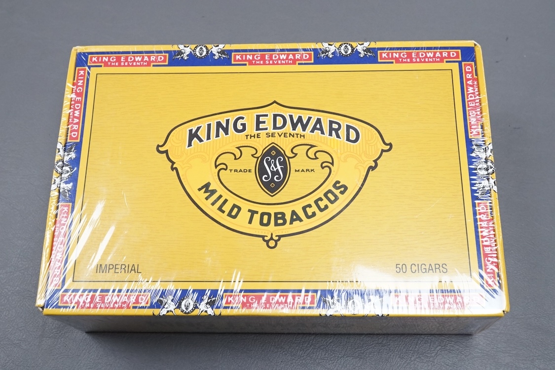 King Edward cigars, unopened box